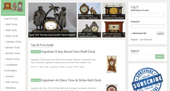 Desktop Screenshot of clockprices.com